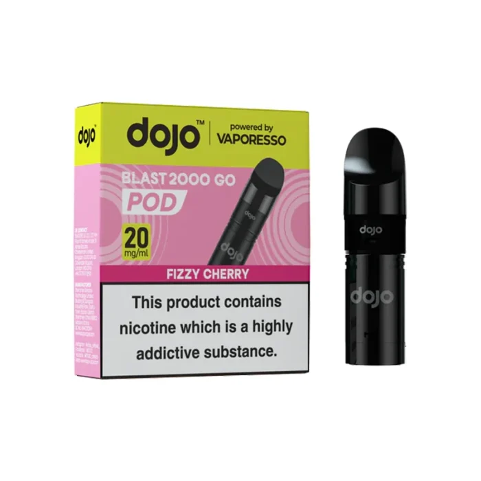 Vaporesso Dojo Blast 2000 Go Pods Prefilled Fizzy Cherry | Guardian Vape Shop