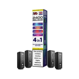 IVG 2400 Reload 4 in 1 Prefilled Pods Blackcurrant Edition | Guardian Vape Shop