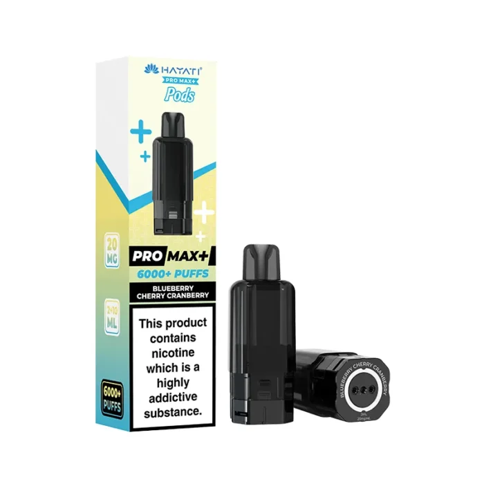 Hayati Pro Max Plus Pods Prefilled 6K Blueberry Cherry Cranberry | Guardian Vape Shop