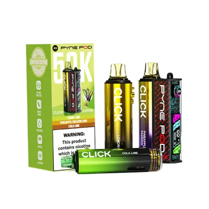 Pyne Pod Click 50K Puffs Pod Kit Lime Edition | Guardian Vape Shop