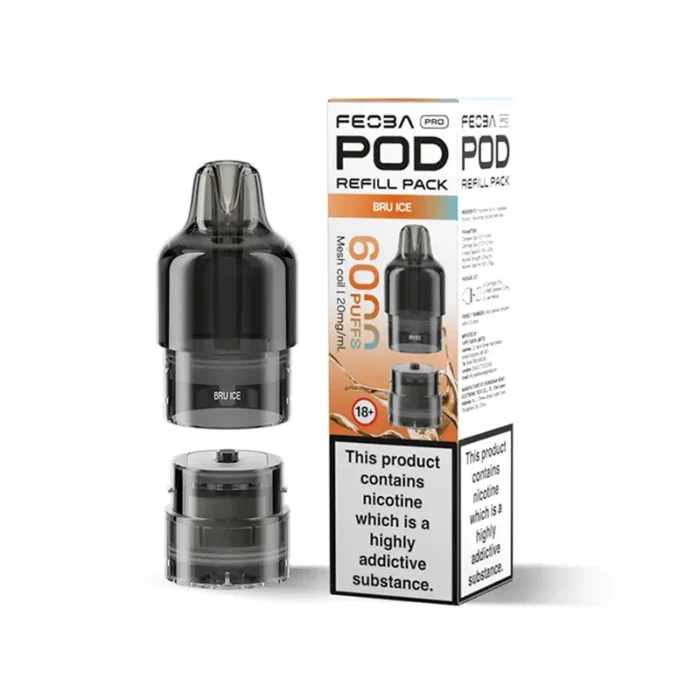 Feoba Pro 6000 Pods Bru Ice | Guardian Vape Shop