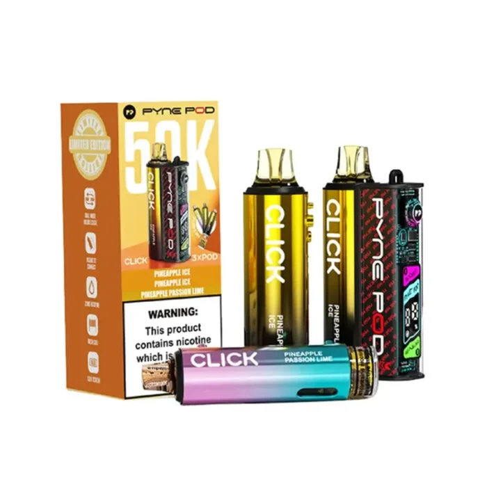 Pyne Pod Click 50K Puffs Pod Kit Pineapple Edition | Guardian Vape Shop