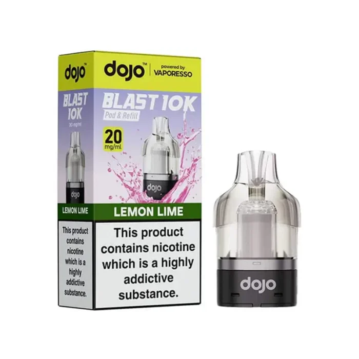 Vaporesso Dojo Blast 10K Pods Prefilled Lemon Lime | Guardian Vape Shop