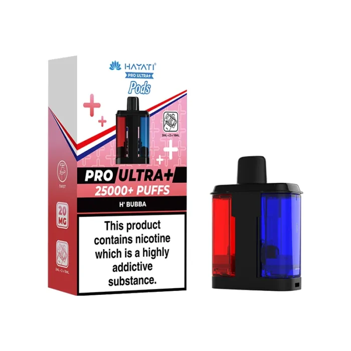 Hayati Pro Ultra Plus Pods 25k H Bubba | Guardian Vape Shop