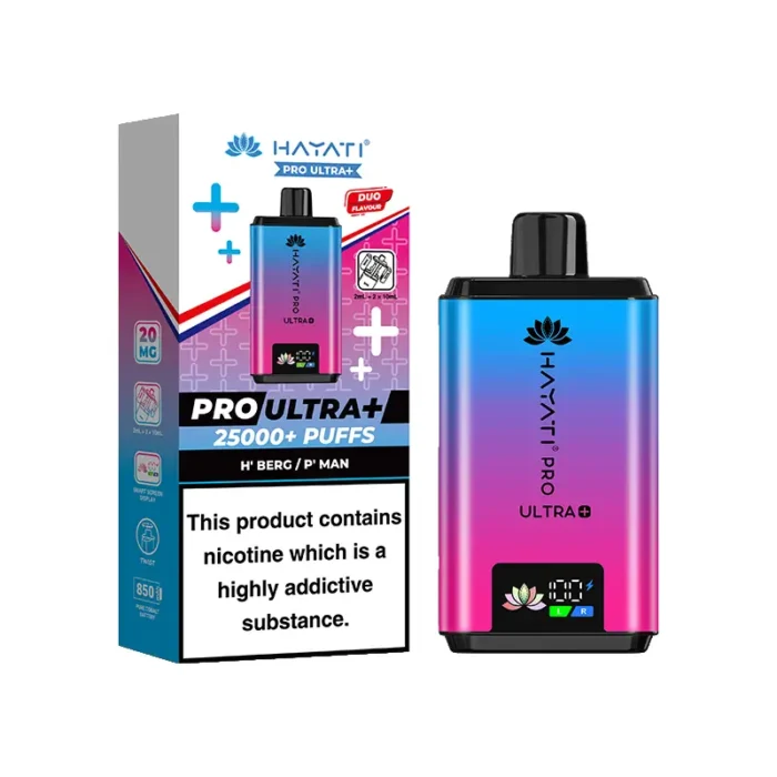 Hayati Pro Ultra Plus 25000 Pod Kit H Berg P Man | Guardian Vape Shop