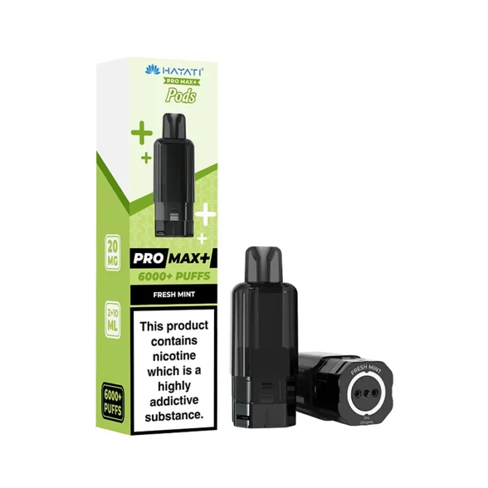 Hayati Pro Max Plus Pods Prefilled 6K Fresh Mint | Guardian Vape Shop