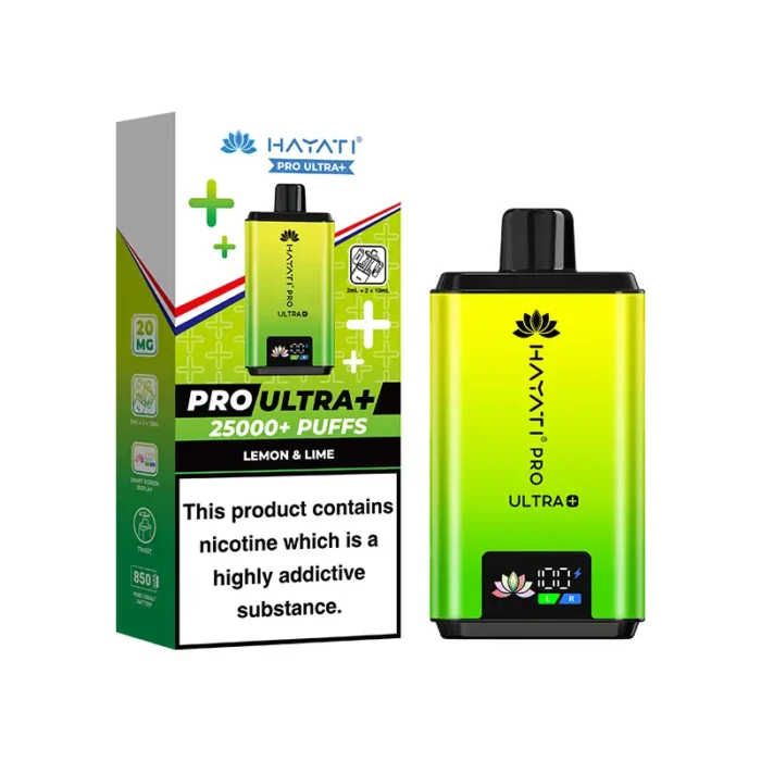 Hayati Pro Ultra Plus 25000 Pod Kit Lemon Lime | Guardian Vape Shop