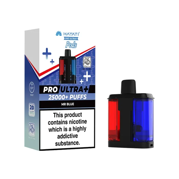 Hayati Pro Ultra Plus Pods 25k Mr Blue | Guardian Vape Shop