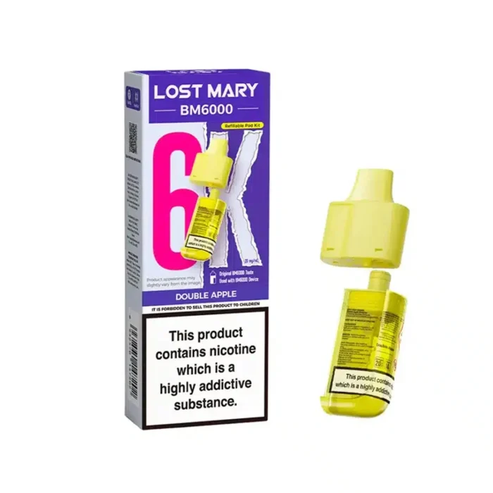 Lost Mary BM6000 Refill Pods Double Apple | Guardian Vape Shop