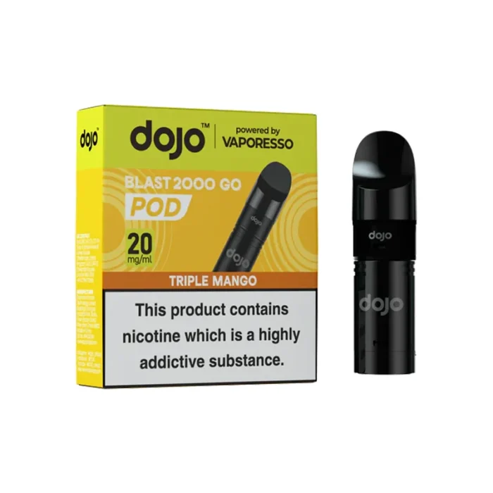 Vaporesso Dojo Blast 2000 Go Pods Prefilled Triple Mango | Guardian Vape Shop