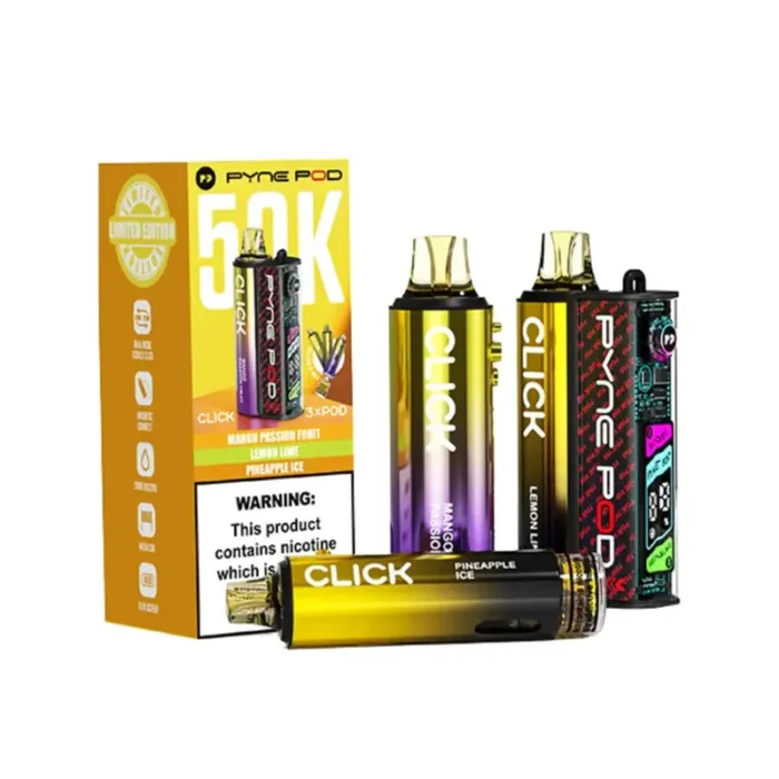 Pyne Pod Click 50K Puffs Pod Kit Yellow Edition | Guardian Vape Shop