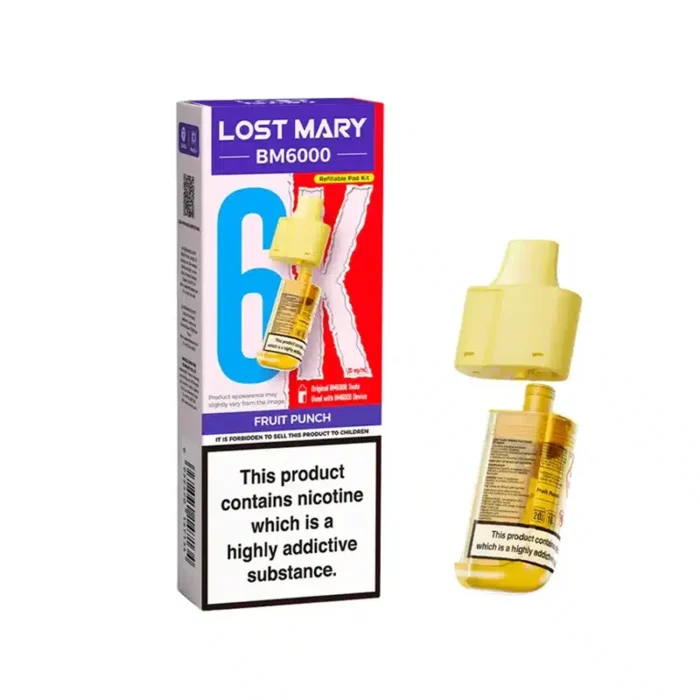 Lost Mary BM6000 Refill Pods Fruit Punch | Guardian Vape Shop