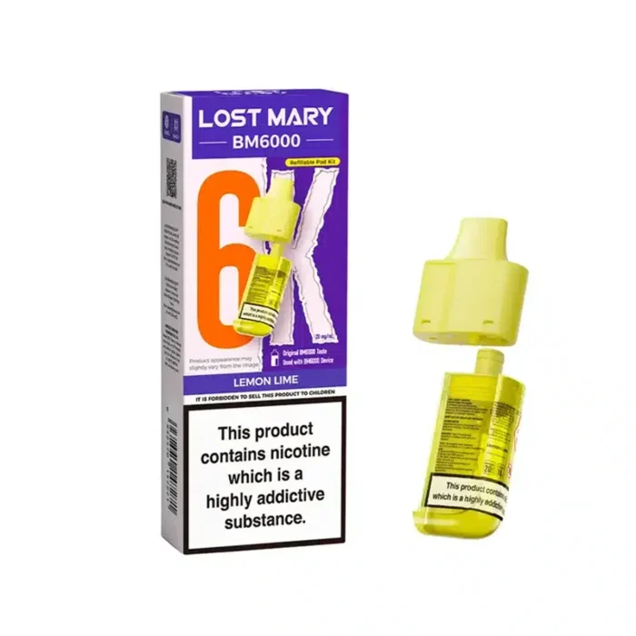 Lost Mary BM6000 Refill Pods Lemon Lime | Guardian Vape Shop