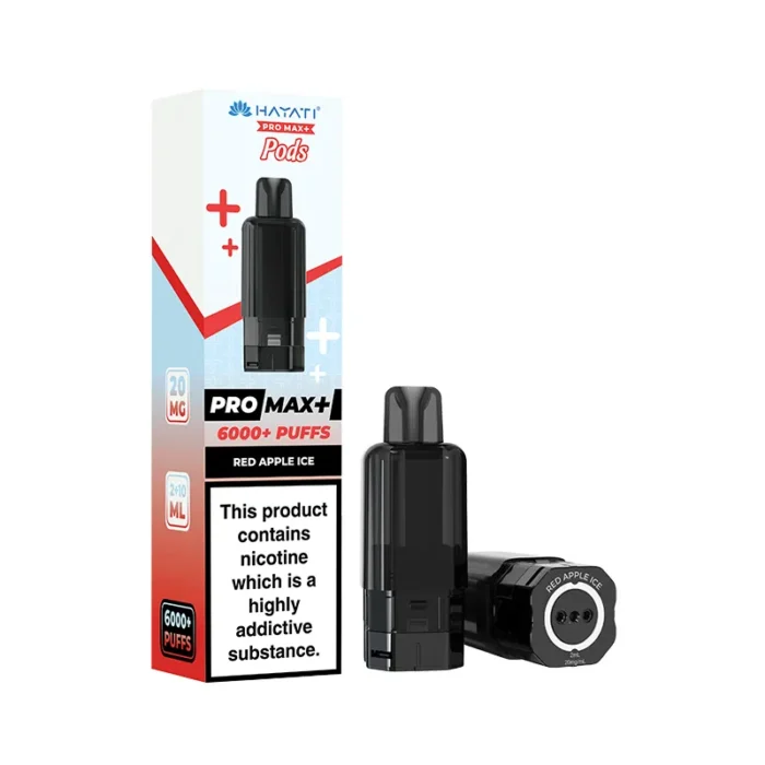 Hayati Pro Max Plus Pods Prefilled 6K Red Apple Ice | Guardian Vape Shop