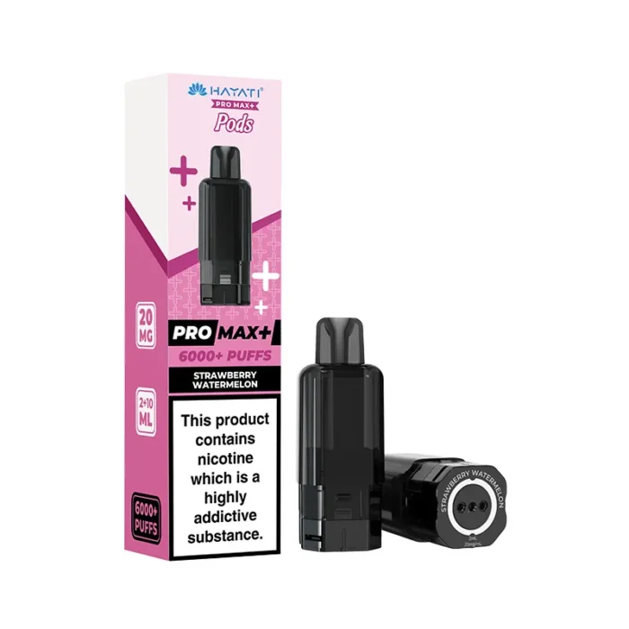Hayati Pro Max Plus Pods Prefilled 6K Strawberry Watermelon | Guardian Vape Shop