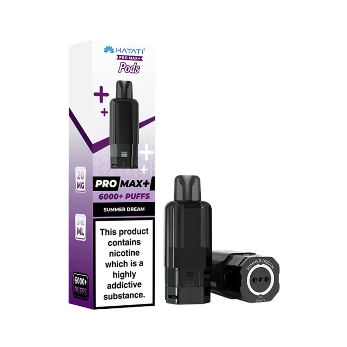 Hayati Pro Max Plus Pods Prefilled 6K Summer Dream | Guardian Vape Shop