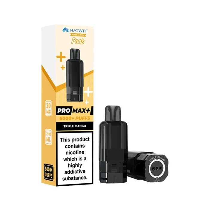 Hayati Pro Max Plus Pods Prefilled 6K Triple Mango | Guardian Vape Shop