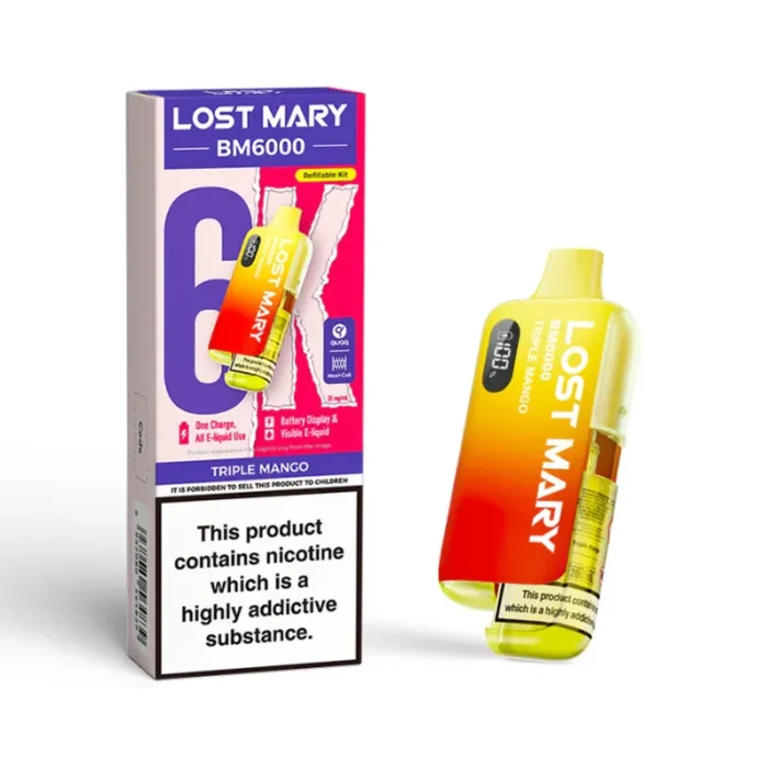 Lost Mary BM6000 6k Puff Pod Kit Triple Mango | Guardian Vape Shop