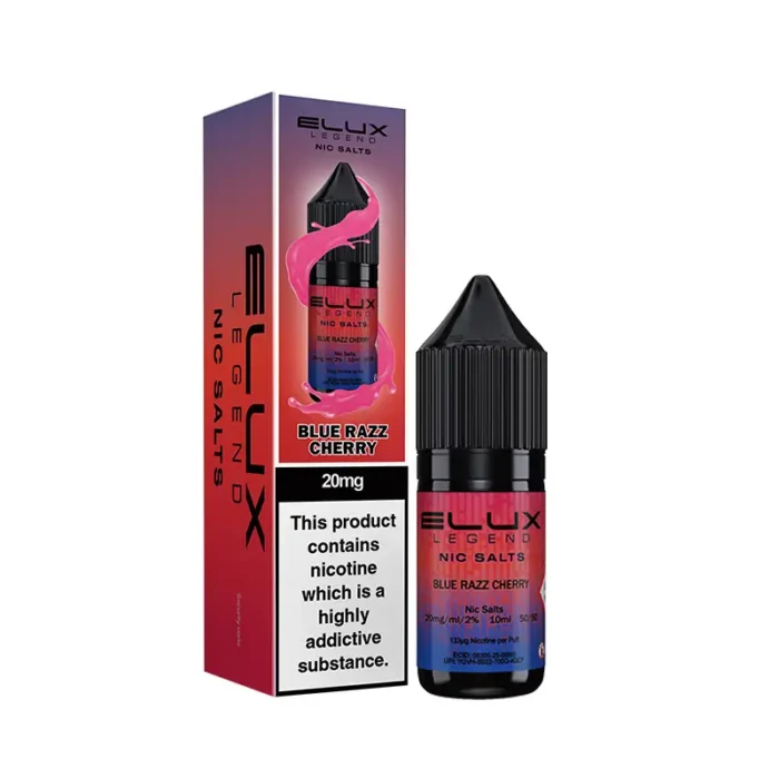 Elux Legend Nic Salts E-Liquid Blue Razz Cherry | Guardian Vape Shop