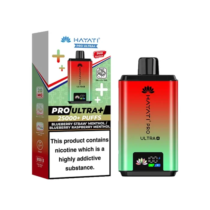 Hayati Pro Ultra Plus 25000 Pod Kit Blueberry Straw Menthol Blueberry Raspberry Menthol | Guardian Vape Shop