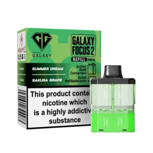 Crystal Galaxy Focus 2 Pods Prefilled 30k Summer Dream-Sakura Grape | Guardian Vape Shop