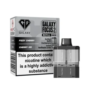 Crystal Galaxy Focus 2 Pods Prefilled 30k Fizzy Cherry-Cherry Ice | Guardian Vape Shop