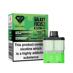 Crystal Galaxy Focus 2 Pods Prefilled 30k Kiwi Passion Fruit Guava-Passion Fruit Raspberry | Guardian Vape Shop