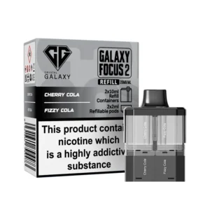 Crystal Galaxy Focus 2 Pods Prefilled 30k Cherry Cola-Fizzy Cola | Guardian Vape Shop