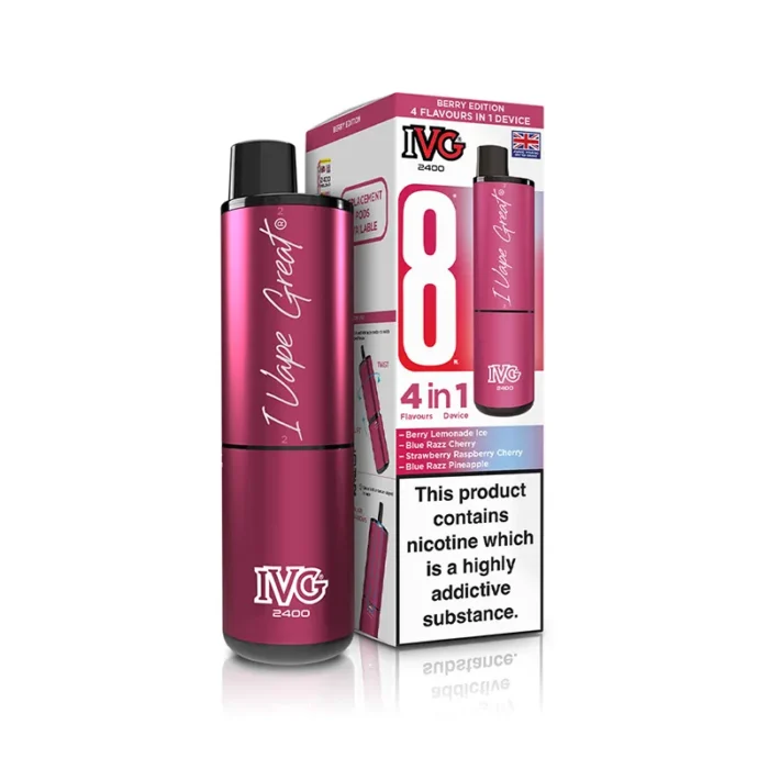 IVG 2400 4 in 1 Prefilled Pod Kit Berry Edition | Guardian Vape Shop