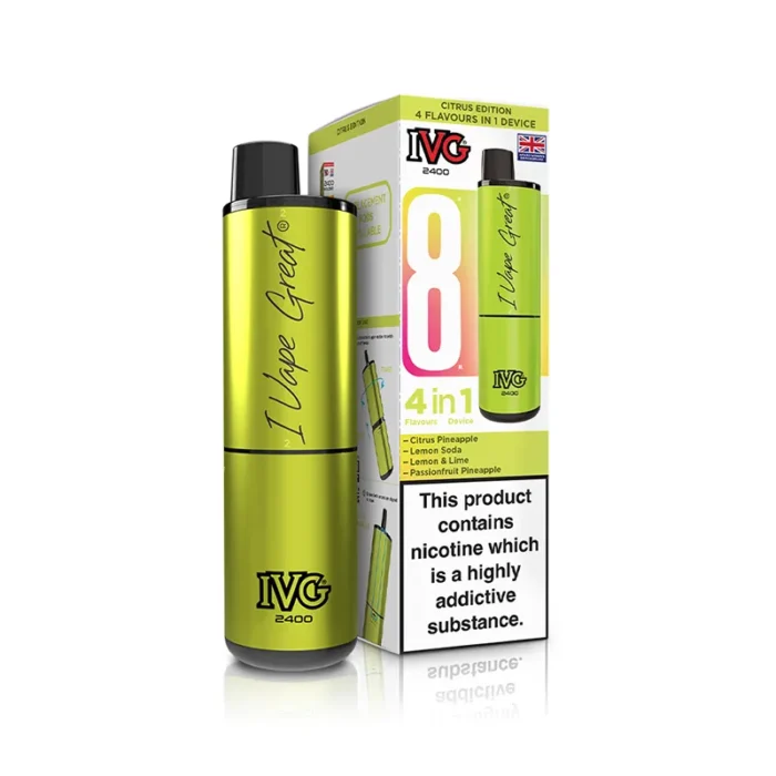 IVG 2400 4 in 1 Prefilled Pod Kit Citrus Edition | Guardian Vape Shop