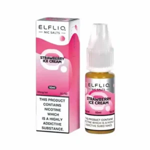 Elf Bar ElfLiq Nic Salts Strawberry Ice Cream | Guardian Vape Shop
