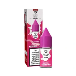 Crystal Clear Nic Salts E-Liquids Strawberry Raspberry Cherry Fusion | Guardian Vape Shop