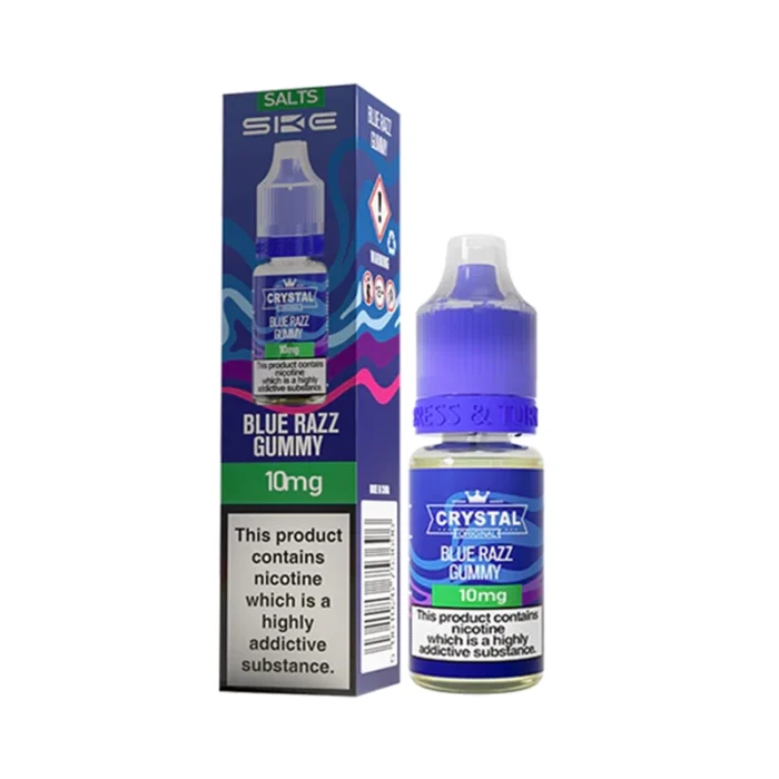 SKE Crystal Nic Salt E-Liquids Blue Razz Gummy | Guardian Vape Shop