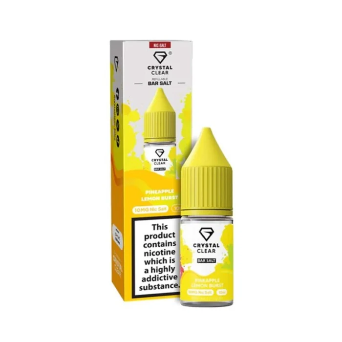 Crystal Clear Nic Salts E-Liquids Pineapple Lemon Burst | Guardian Vape Shop
