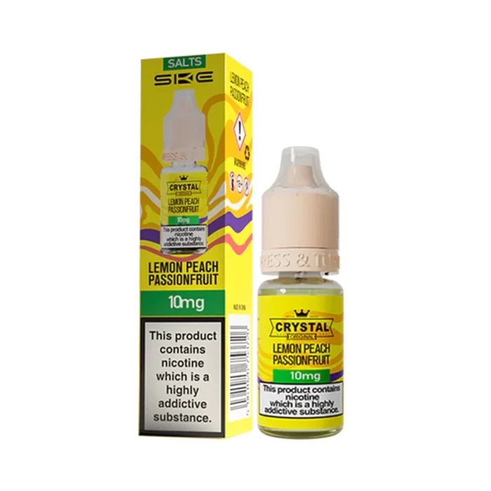SKE Crystal Nic Salt E-Liquids Lemon Peach Passionfruit | Guardian Vape Shop