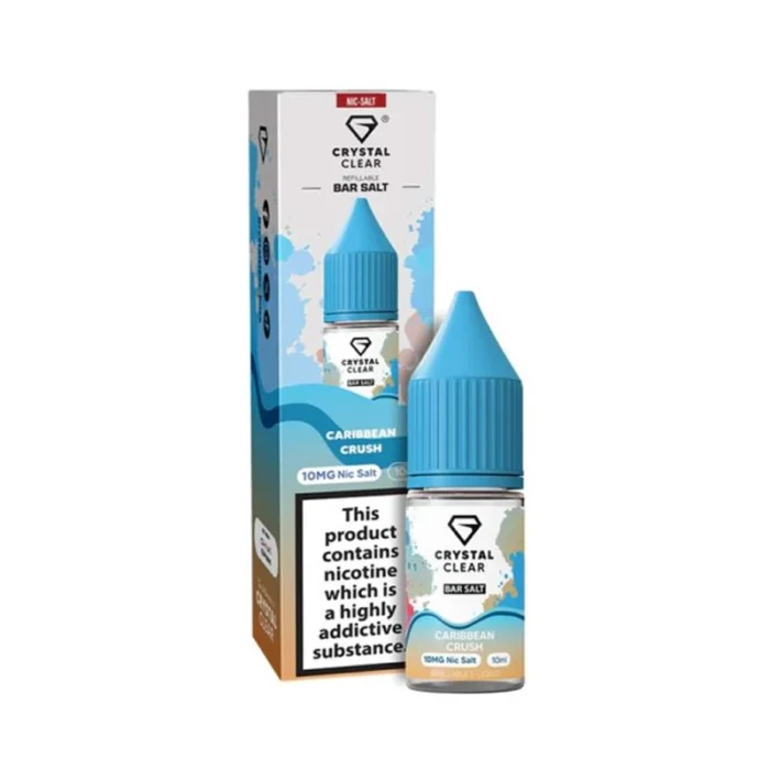 Crystal Clear Nic Salts E-Liquids Caribbean Crush | Guardian Vape Shop