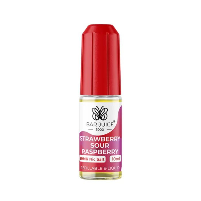 Bar Juice 5000 Nic Salt E-liquid Strawberry Sour Raspberry | Guardian Vape Shop