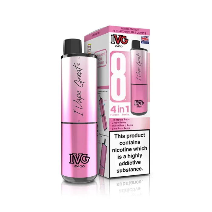 IVG 2400 4 in 1 Prefilled Pod Kit Retro Edition | Guardian Vape Shop