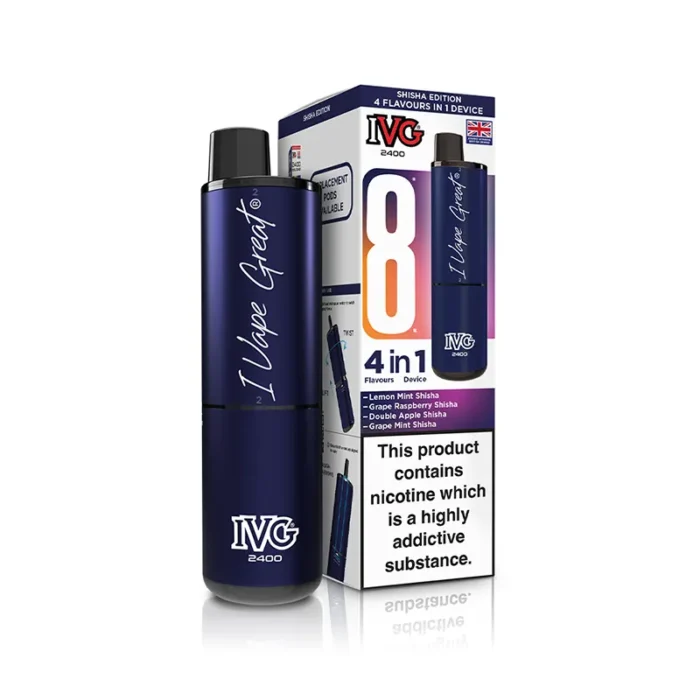 IVG 2400 4 in 1 Prefilled Pod Kit Shisha Edition | Guardian Vape Shop