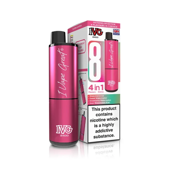 IVG 2400 4 in 1 Prefilled Pod Kit Watermelon Edition | Guardian Vape Shop