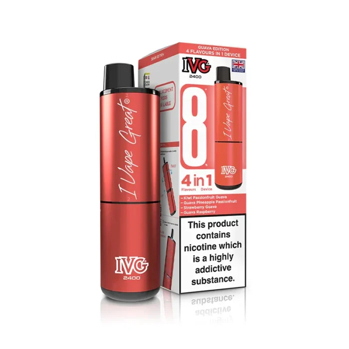 IVG 2400 4 in 1 Prefilled Pod Kit Guava Edition | Guardian Vape Shop