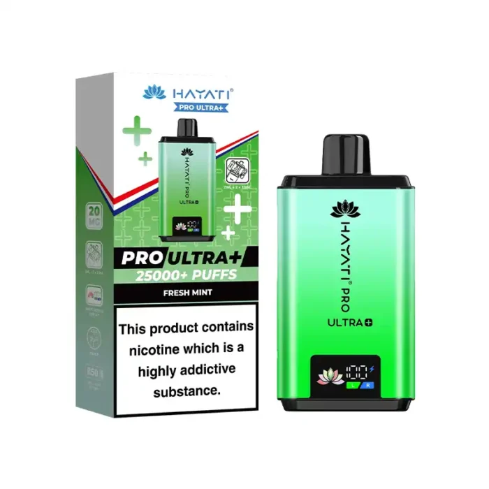 Hayati Pro Ultra Plus 25000 Pod Kit Fresh Mint | Guardian Vape Shop