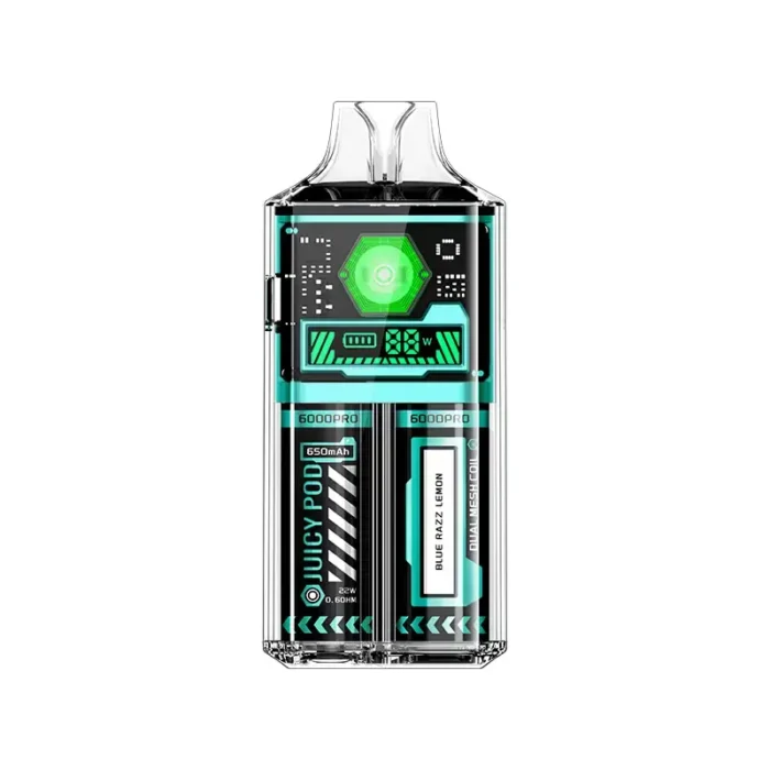 Juicy Pod 6000 Pro Disposable Vape Blue Razz Lemon | Guardian Vape Shop