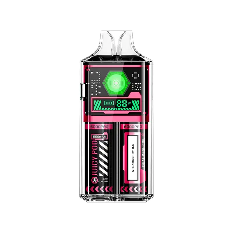 Juicy Pod 6000 Pro Disposable Vape Strawberry Ice | Guardian Vape Shop