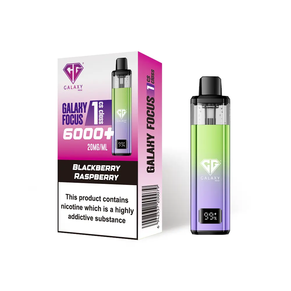Crystal Galaxy Focus 1 6000 Prefilled Kit Blackberry Raspberry | Guardian Vape Shop