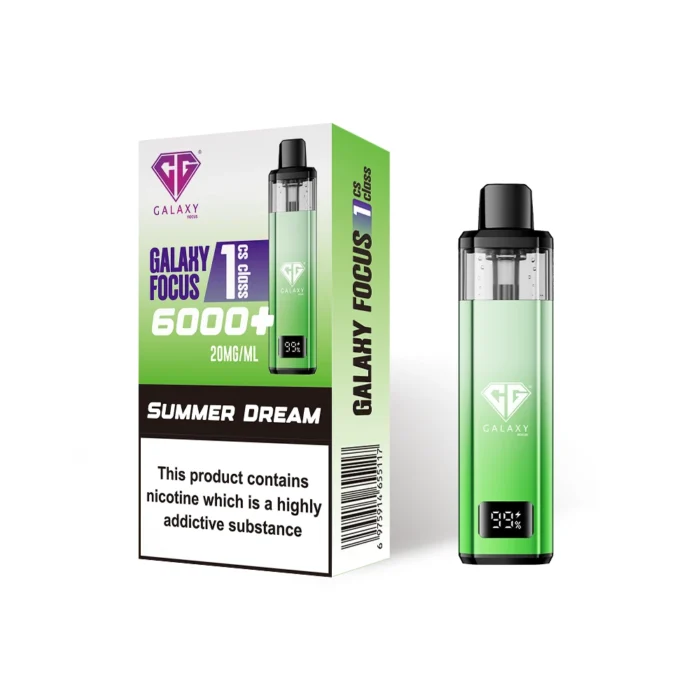 Crystal Galaxy Focus 1 6000 Prefilled Kit Summer Dream | Guardian Vape Shop