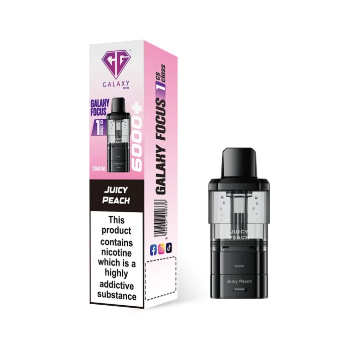 Crystal Galaxy Focus 1 6000 Pods Juicy Peach | Guardian Vape Shop