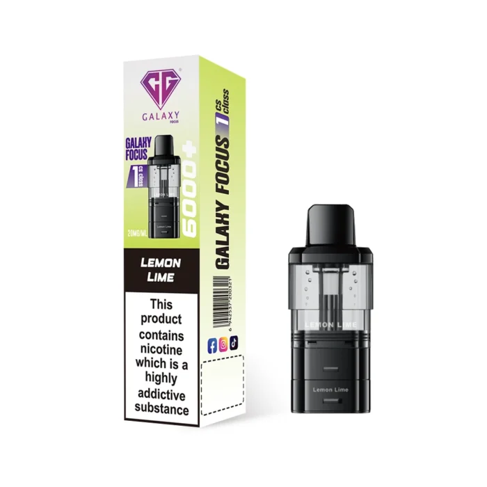 Crystal Galaxy Focus 1 6000 Pods Lemon Lime | Guardian Vape Shop