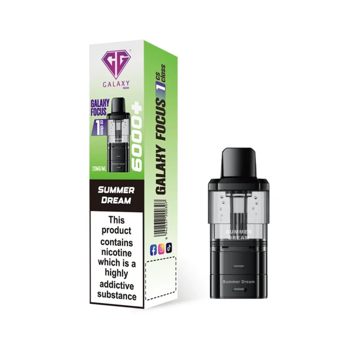 Crystal Galaxy Focus 1 6000 Pods Summer Dream | Guardian Vape Shop