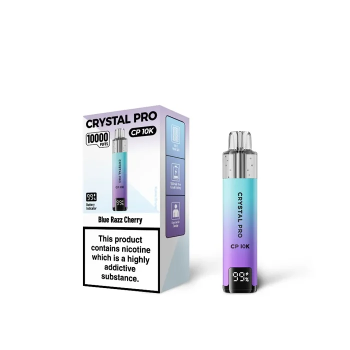 Crystal Pro CP 10K Prefilled Pod Kit Blue Razz Cherry | Guardian Vape Shop